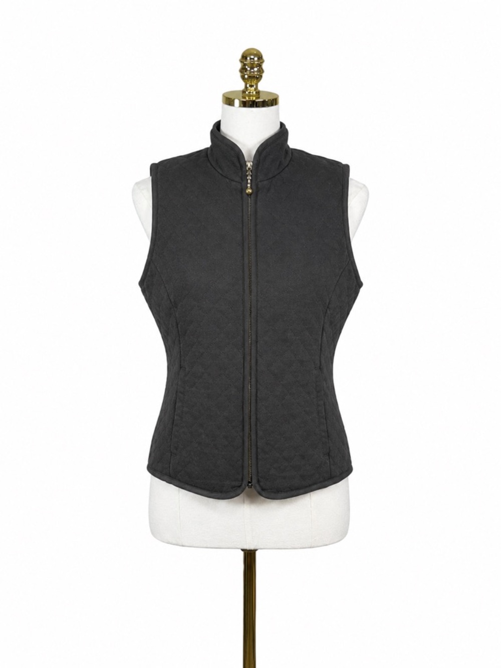 Woman’s Columbia lightweight quilted brown zip up vest size S
